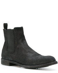 Bottes en daim noires Officine Creative