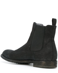 Bottes en daim noires Officine Creative