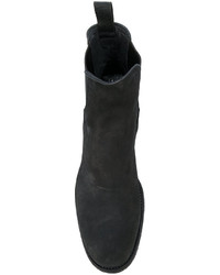 Bottes en daim noires Officine Creative