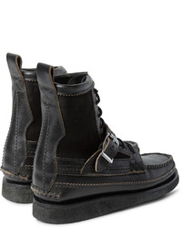 Bottes en daim noires Yuketen