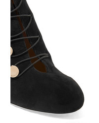 Bottes en daim noires Jimmy Choo