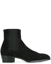 Bottes en daim noires Raparo