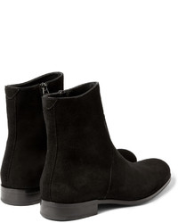 Bottes en daim noires Mr. Hare