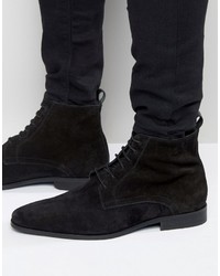 Bottes en daim noires Zign Shoes