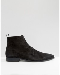 Bottes en daim noires Zign Shoes