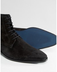 Bottes en daim noires Zign Shoes