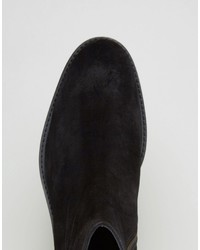 Bottes en daim noires Zign Shoes