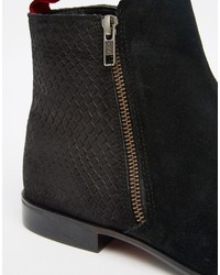 Bottes en daim noires Asos