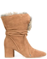 Bottes en daim tabac Alexandre Birman