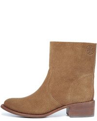 Bottes en daim tabac Tory Burch