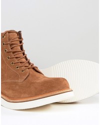 Bottes en nubuck marron clair Aldo