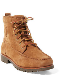 Bottes en nubuck tabac