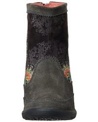 Bottes gris foncé Desigual