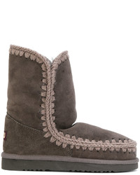 Bottes gris foncé Mou