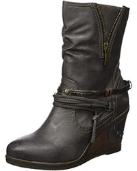 Bottes gris foncé Mustang