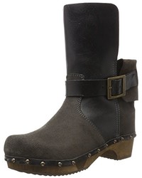 Bottes gris foncé Sanita