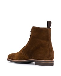 Bottes habillées en daim marron Scarosso