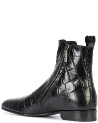 Bottes habillées noires Saint Laurent