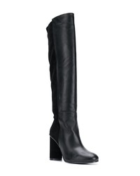 Bottes hauteur genou en cuir noires Stuart Weitzman