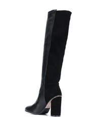 Bottes hauteur genou en cuir noires Stuart Weitzman