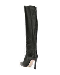 Bottes hauteur genou en cuir noires Stuart Weitzman