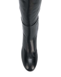 Bottes hauteur genou en cuir noires Stuart Weitzman