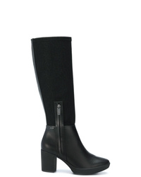 Bottes hauteur genou en cuir noires Högl