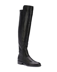 Bottes hauteur genou en cuir noires Stuart Weitzman