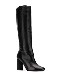 Bottes hauteur genou en cuir noires The Seller