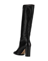 Bottes hauteur genou en cuir noires The Seller