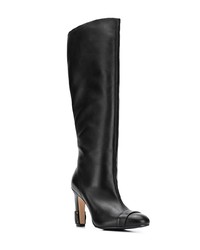 Bottes hauteur genou en cuir noires Stuart Weitzman