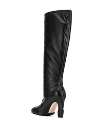 Bottes hauteur genou en cuir noires Stuart Weitzman