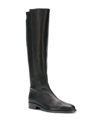 Bottes hauteur genou en cuir noires Stuart Weitzman