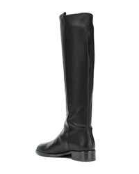 Bottes hauteur genou en cuir noires Stuart Weitzman