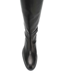 Bottes hauteur genou en cuir noires Stuart Weitzman