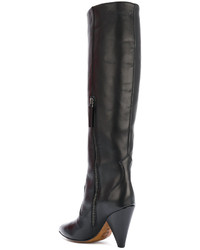 Bottes hauteur genou en cuir noires Buttero