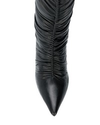 Bottes hauteur genou en cuir noires Alexandre Birman