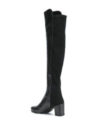 Bottes hauteur genou en cuir noires Stuart Weitzman