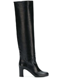 Bottes hauteur genou en cuir noires L'Autre Chose