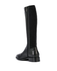 Bottes hauteur genou en cuir noires Aquatalia