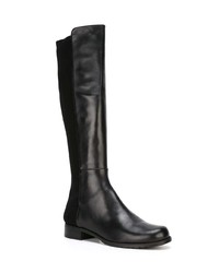 Bottes hauteur genou en cuir noires Stuart Weitzman