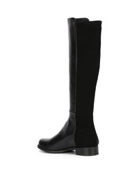 Bottes hauteur genou en cuir noires Stuart Weitzman