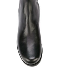 Bottes hauteur genou en cuir noires Stuart Weitzman