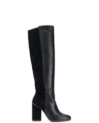 Bottes hauteur genou en cuir noires Stuart Weitzman