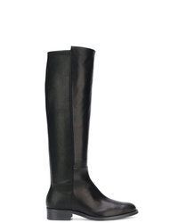 Bottes hauteur genou en cuir noires Stuart Weitzman