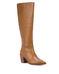 Bottes hauteur genou en cuir tabac Sam Edelman