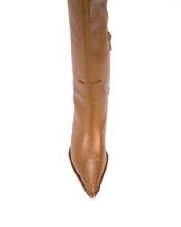 Bottes hauteur genou en cuir tabac Sam Edelman