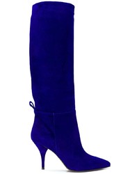 Bottes hauteur genou en daim bleues L'Autre Chose