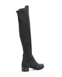 Bottes hauteur genou en daim marron foncé Stuart Weitzman