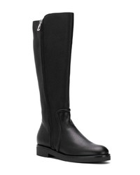 Bottes hauteur genou en daim noires Bally